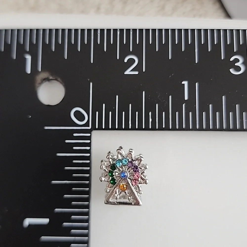 Ferris WHEEL Charm for European Style Bracelets Fits Pandora Systems - Picture 5 of 6